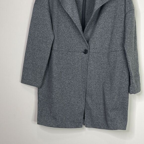 Banana Republic 2022 Oversized Side Pockets Cocoon Trench Coat Women's Size XS - Picture 5 of 9